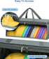 Stackable Hat Storage Box, Structured Hat Organizer for Baseball Caps, Wide Hat Bag Foldable Hat Case for Home Travel (Structure)...