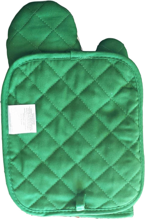 Spode Christmas Tree 2-pc Kitchen Gift Set: Oven Mitt & Square Pot Holder...