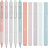 Aesthetic Highlighters and Gel Pens With Soft Ink And Tip, No Bleed Dry Fast Easy to Hold, for Bible Journaling Planner Notes School Office Suppli...