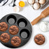 Air Fryer Muffin Pan (7 Cups) — Silicone Muffin Pans for Baking & Freezing, Nonstick Air Fryer Silicone Egg Mold Compatible with 3.5-5.8L Fryers —...