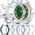 [6+6Pack for Samsung Galaxy Watch 6 Classic Screen Protector Case 47mm, Anti-Fog Tempered Glass and Waterproof Hard PC Protective Bumper Cover Com...