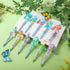Teling 12 Pcs Beadable Pens Plastic Black Ink Ballpoint Pen with Assorted Spacer Beads Silicone Beads and Tassels and 12 Pcs Lobster Clasps for Of...
