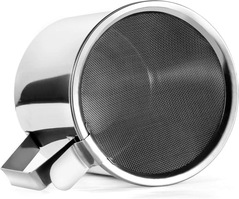 Bacon Grease Container with Stainless Steel Grease Strainer Perfect As Pan Grease Holder, Cooking Oil Keeper and Storage(1.25 Quart | 5 Cups)...