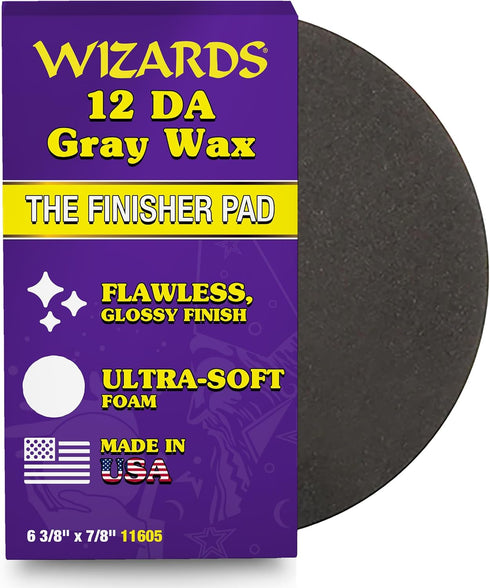 Wizards Buffing Pads (21 DA Gray Wax/Finishing Pad) 6 3/8" x 7/8"...