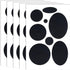 OIIKI Puffer Down Jacket Repair Patch Kit 40pcs, Black Nylon Fabric Repair Patch Self Adhesive Waterproof Stick On Patches Tape for Coat Clothing ...
