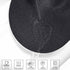 AHHFSMEI Round Braided Placemats 15 Inch Round Table Mats for Dining Tables Natural Woven Heat Resistant Place mats Set of 6 (Black)...