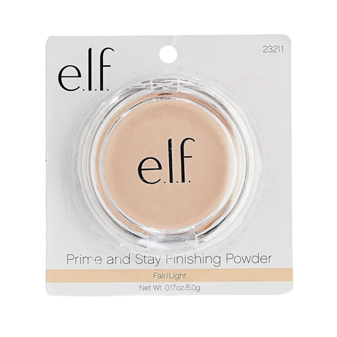 e.l.f. Prime & Stay Finishing Powder, Sets Makeup, Controls Shine & Smooths Complexion, Sheer, 0.18 Oz (5g)...