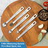 Wildone 14 Piece Stainless Steel measuring spoons Set, Including 8 Double Sided Magnetic, 1 Leveler and 5 Mini, for Dry and Liquid Ingredients, Fi...