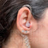 1-Wire FBI Security Acoustic Clear Tube Earpiece Headset with PTT Mic for Motorola Two-Way Radios PMLN7157A, SL300, SL2600, SL3500e, SL7550, SL758...
