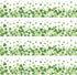 69 Feet St. Patrick's Day Bulletin Board Borders Shamrock Decoration Borders Lucky Clover Trim Border 60Pcs Green White Bulletin Board Stickers fo...