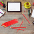 Zhanmai Checking Erasable Pencils Red Pencils Pre-Sharpened #2 HB with Erasable Tops for Checking Map Coloring Tests Grading (24 Pieces)...