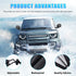 6 PCS Waterproof Side View Mirror Covers, Frost Guard Mirror Cover, Car Mirror Accessories with Drawstrings, Snow Ice Mirror Protective Equipment ...