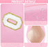 Initial Makeup Bag Personalized Preppy Travel Small Cosmetic Bag Cute PU Pink Chenille Letter Makeup Pouch for Purse Waterproof Zippered Toiletry ...