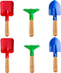 Kids Gardening Tools Set, 6PCS Gardening Tools for Kids Metal with Sturdy Wooden Handle Safe Gardening Tools 8" Children Beach Sandbox Toy...