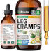 Leg Cramps Tincture with Quinine - Organic Ginger & Chamomile Liquid Extracts for Leg Cramps Relief - Natural Alcohol & Sugar Free Formula - Vegan...