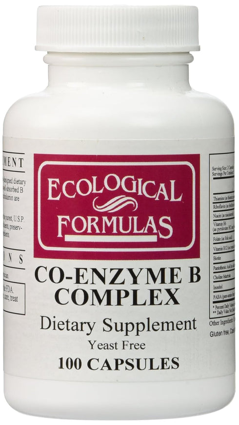 Ecological Formulas/Cardiovascular Res. - Co-Enzyme B Complex - 100 Caps....