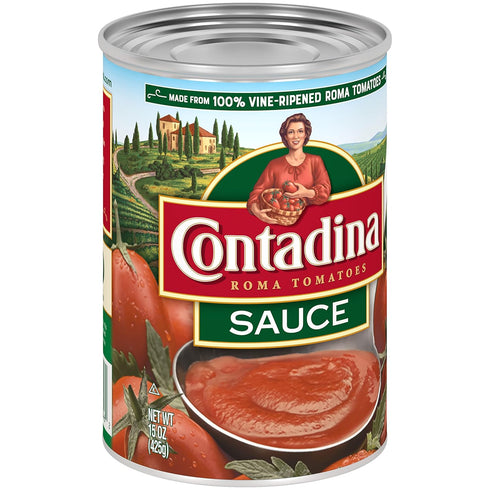 CONTADINA Canned Tomato Sauce, 12 Pack, 15 oz Can...