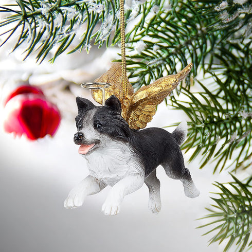 ANGEL BORDER COLLIE ORNAMENT...