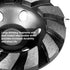 SUNJOYCO 4.5 inch Concrete Grinding Wheel, 12-Segment Heavy Duty Turbo Row Diamond Cup Grinding Wheel Angle Grinder Disc for Granite Stone Marble ...