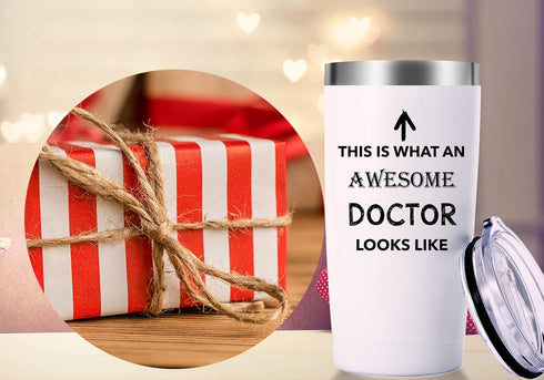 This Is What An Awesome Doctor Looks Like Mug.Doctor,Medical School Graduation Gifts.Appreciation,Birthday,Christmas Gifts for Doctors,MD,Med Tumb...