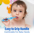 Baby Toothbrush- Soft Bristles – Set of 3 Toddler Toothbrush for Boys and Girls –Cute Colors and Designs Great Gift for Baby's and Toddlers...