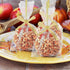 24 Pack Bling Candy Apple Sticks and Bags Kits, Caramel Apple Wooden Skewers,Food Bamboo Decorative Sticks for Rice Krispie Treats Cookie Cake Pop...