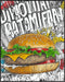 Posterizer 1 pcs-A juicy colorful hamburger-comic book inspired food art -4-Kitchen & Bar Art Art for Cafe, Restaurant, Coffee Bar - unframed wal...