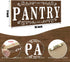 Pantry Sign Wall Decor Farmhouse Pantry Sign Wooden Rustic Retro Hanging Wooden Art Printed Decor for Home Room Holiday Decoration, 16 x 6 Inches(...