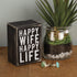 Primitives by Kathy Classic Box Sign, 2.50" x 3.50",Black/White...