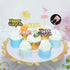 24 Pcs Glitter Rose Gold and Gold Happy New Year Cupcake Toppers 2025 Rose Gold,Gold and Black Cupcake topper Cheers to 2025 Cake Picks for New Ye...