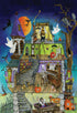 Spooky Halloween Jigsaw Puzzle 100 Piece by Vermont Christmas Company - 19"x13" - Large Pieces, Perfect for Kids & Seniors...