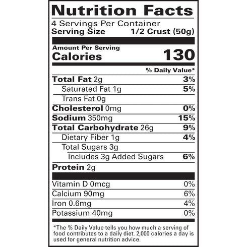 Mama Mary's 7" Gluten Free Thin Crust Ready to Bake Pizza Crusts, 7 Ounce, 2 Crusts...