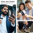 ???????? ?????? iPhone 15 Pro Max Case with Card Holder - Wireless Charging Compatible iPhone 15 Pro Max Wallet Case with Hidden Card Slot for Men...