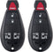 ECCPP Uncut Keyless Entry Remote Key Fob for Dodge Magnum for Jeep Commander for Chrysler M3N5WY783X (Pack of 2)...