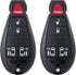 ECCPP Uncut Keyless Entry Remote Key Fob for Dodge Magnum for Jeep Commander for Chrysler M3N5WY783X (Pack of 2)...