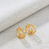 Mevecco Gold Chunky Hollow Huggie Hoop Earring 18K Gold Plated Dainty Thick Cute Hoop Earrings for Women Cubic Personalized Inlay Sleeper Handmade...
