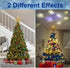 Christmas Tree Topper Lighted with Star Projector, LED Rotating 3D Glitter Tree Topper for Christmas Tree, Christmas Decorations Lights (Golden)...