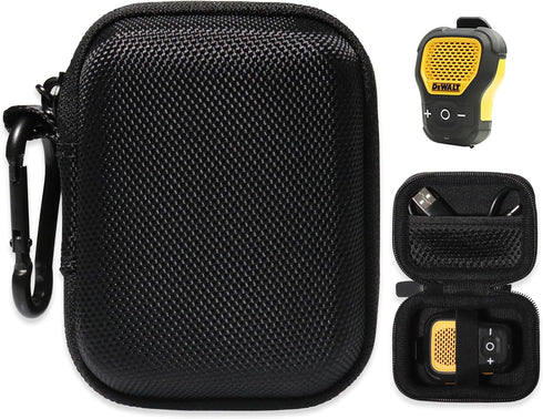 alltravel Ultra Slim Case for DEWALT Wearable Bluetooth Speaker, Magnetic Clip-On Wireless Jobsite Pro Water-Resistant Portable Speaker...