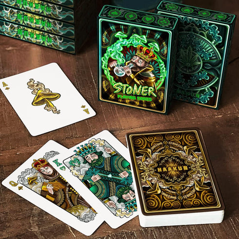 High Psychedelic Paper Playing Cards Beach Pool Cruise Home Lake Indoor Camping Accessories Birthday Gifts for Women Men Adults Cool Trippy Board ...