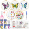 ECJWEI Embroidery Kit for Beginners, 5 Sets Embroidery Kit with Embroidery Patterns, Butterfly Cross Stitch Kits includes Embroidery Thread Embroi...