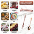 Cunhill 24 Pcs Charcuterie Accessories Mini Cocktail Tongs Small Serving Spoons and Appetizer Forks Stainless Steel Tongs Charcuterie Utensils for...