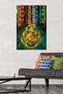 Trends International The Wizarding World: Harry Potter - House Crests Wall Poster, 22.375" x 34", Poster & Mount Bundle...