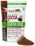 CocoaX Organic Cocoa Powder with Espresso Powder - 8oz Gluten Free, & Non-GMO Unsweetened Cocoa Powder for Baking - Dutch Processed Cocoa Powder t...