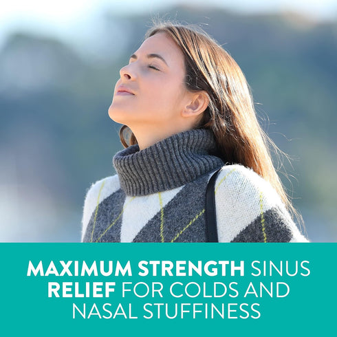 Vicks Sinex SEVERE LiquiCaps, All-In-One Sinus Relief, Non-Drowsy, Nasal Decongestant, Maximum Strength Relief of Sinus Headache, Pain, Pressure, ...