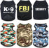 6 Pack Puppy Clothes for Small Dog Boy Summer Shirt for Chihuahua Yorkies Male Pet Tshirts Cat Clothing Black Security Vest Funny Apparel, Large...