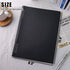 Koogel A4 Spiral Notebook Black, College Ruled Spiral Notepad with Flexible Cover 80 Sheet/160 Pages for Home School Office...