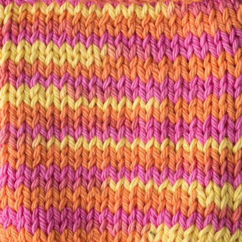 Lily Sugar 'N Cream The Original Ombre Yarn, 2oz, Gauge 4 Medium, 100% Cotton, Playtime - Machine Wash & Dry...