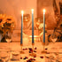 Zest Candle 12-Piece Taper Candles, 12-Inch, Light Blue...