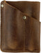Hide & Drink, Front Pocket Wallet, Multitool Pouch, Card Holder, Money Organizer, Travel Accessories, Full Grain Leather, Handmade, Bourbon Brown...