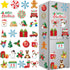 30 Christmas Theme Fridge Sticker Christmas Refrigerator Magnet Santa Claus Snowman Dwarf Snowflake Candy Fridge Magnet Stickers Decorations Xmas ...